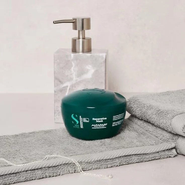 ALFAPARF MILANO Semi DI Lino Haarmaske, 500 ml, mehrfarbig – Bild 4
