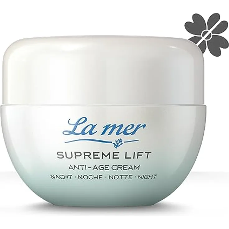 La Mer Supreme Lift Anti-Age Cream Nacht - 50 ml, Straffende Nachtcreme mit verbesserte Rezeptur, regenerierende Wirkung und Reduzierung der Faltentiefe