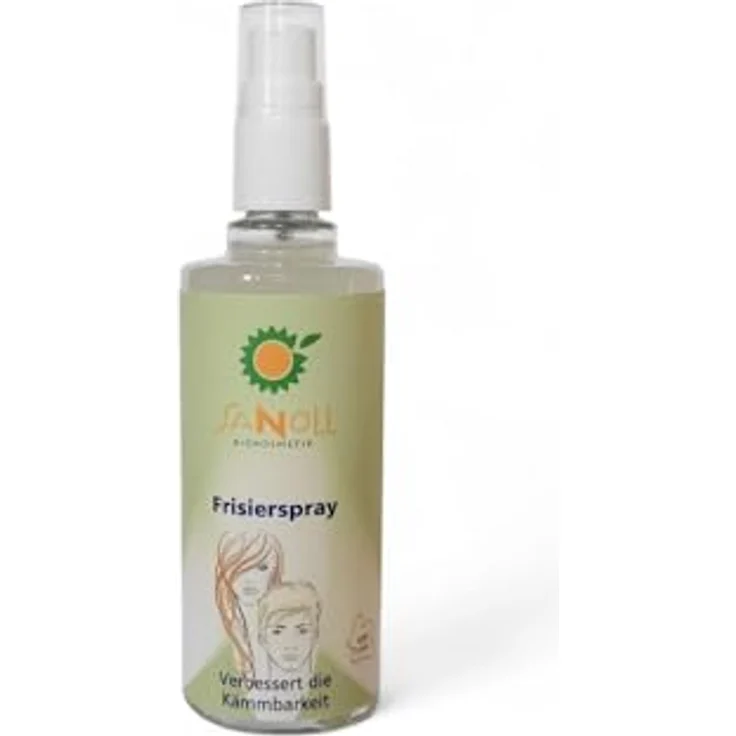 Sanoll Biokosmetik Frisierspray, verbessert die Kämmbarkeit, natürliche Inhaltsstoffe, feuchtigkeitsspendend, 100 ml