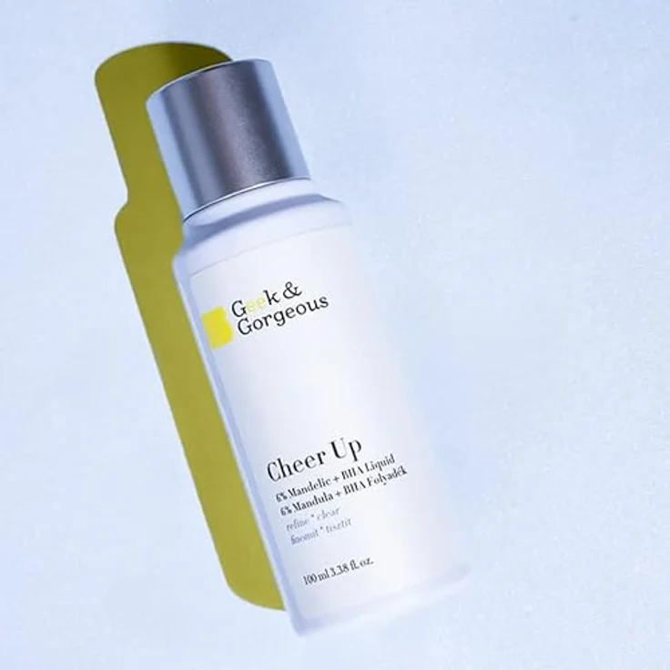 Geek & Gorgeous - Cheer up - Chemisches Peeling für das Gesicht mit Mandelsäure und BHA-Säure,wirkt gegen Akne, Mitessern und vergrößerten Poren,für Mischhaut und Ölige Haut, 100 ml – Bild 3