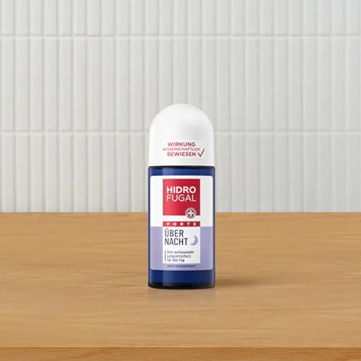 HIDROFUGAL Hidrofugal Forte Doppel Schutz Nacht Roll-on, 50 ml, effektiver Schutz bei Hitze, Stress und Bewegung – Bild 3