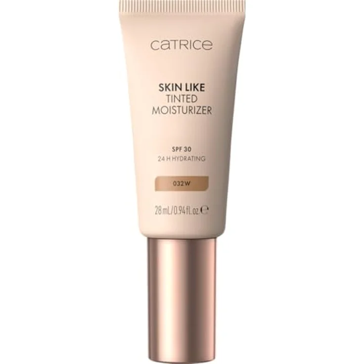 Catrice Hautpflegende Tönungscreme, feuchtigkeitsspendend, Tinted Moisturizer mit LSF 30, 28 ml – 032W Beige – Bild 2