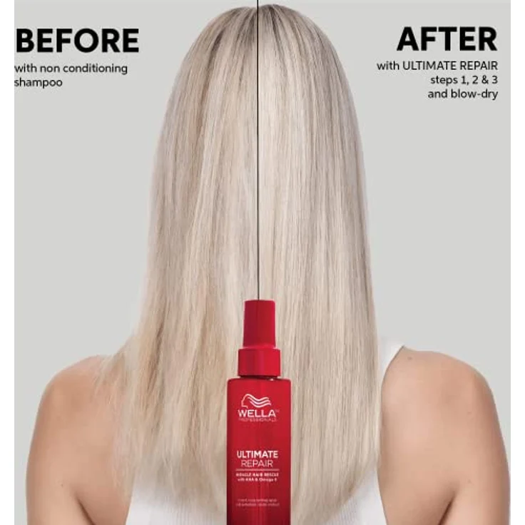 Wella Professionals Ultimate Repair Miracle Hair Rescue Spray, AHA und Omega 9 Formel, 30 ml – Bild 4