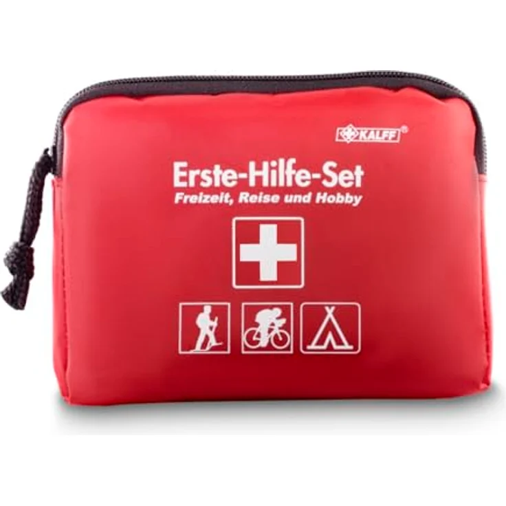 Hama Erste-Hilfe-Set 12-teilig, kompakt in Softtasche, FSC-zertifiziert, ideal für Freizeit und Reise – Bild 1