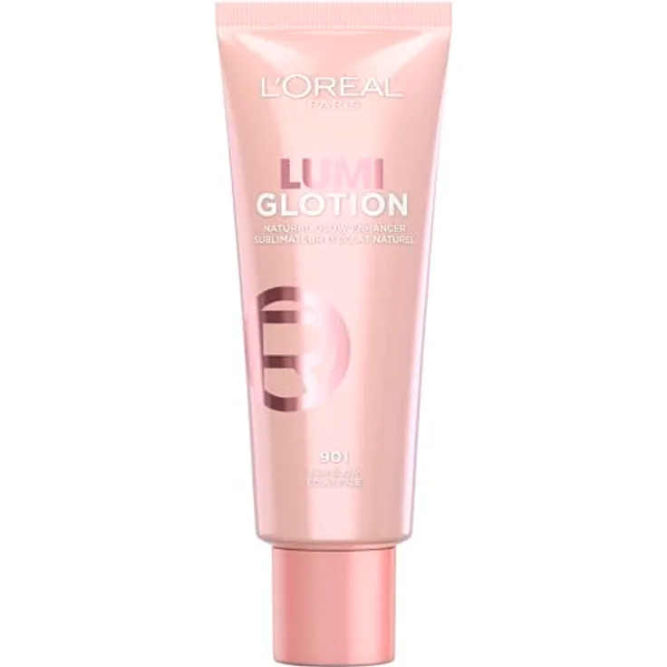 L'Oréal Paris Flüssiger Highlighter Perfect Match Lumi Glotion, Natural Glow Enhancer, 901 Fair Glow, 40 ml mit Glycerin und Sheabutter