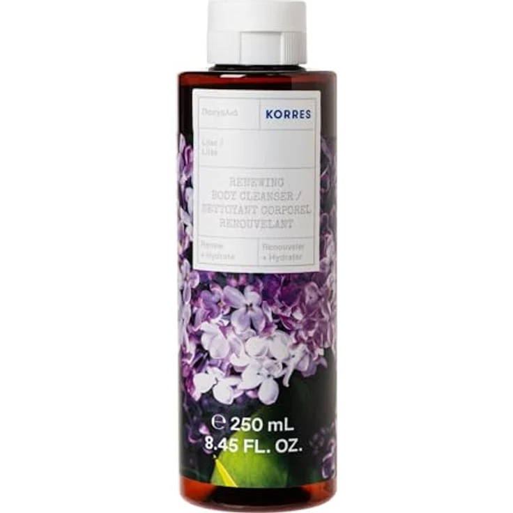 KORRES LILAC Revitalisierendes Duschgel, 250 ml mit Aloe-Extrakt und floralem Duft – Bild 1