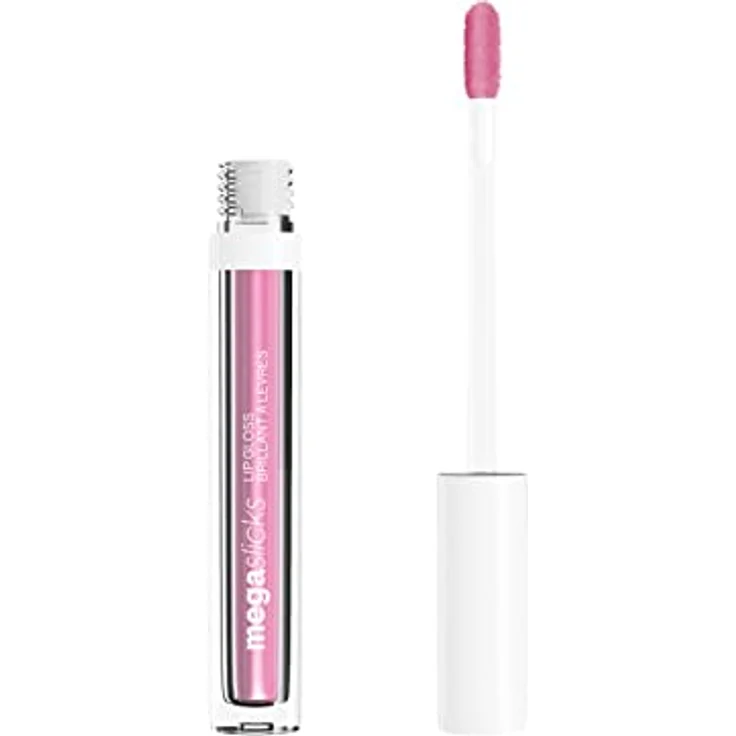 Wet n Wild Mega Slicks Glitzer-Lipgloss, feuchtigkeitsspendend, Farbton Sinless, 5,4 g – Bild 1