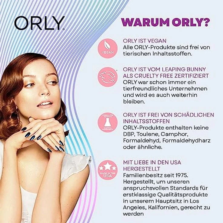 ORLY Nagellack - Push the Limit, 18ML Orange, Neon – Bild 5