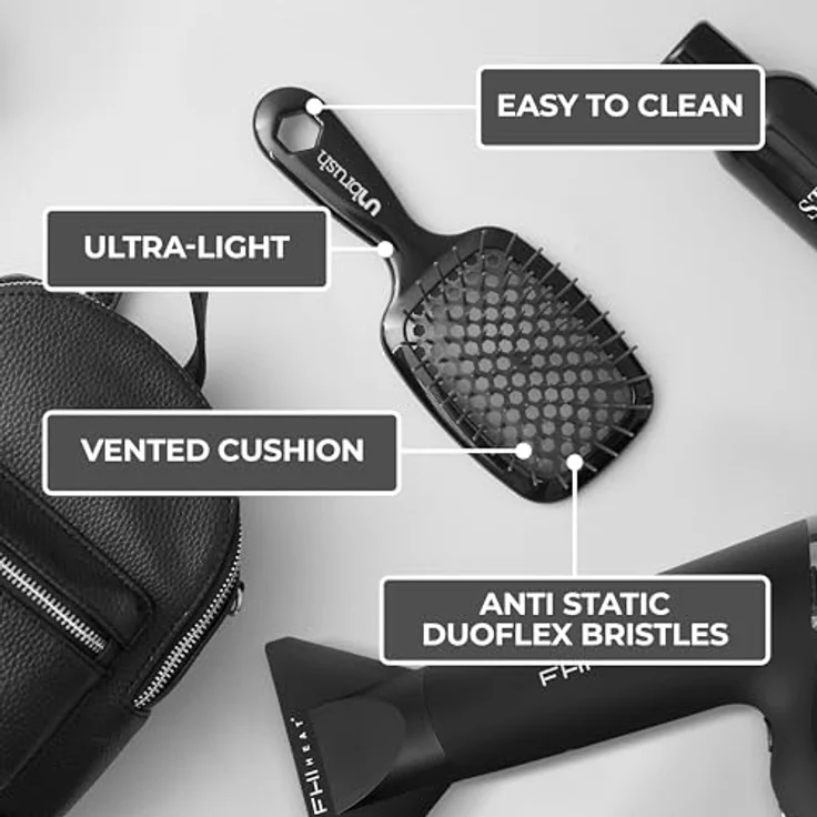UNbrush Original Collection Detangling Hair Brush, Moonlight Detangler für sanftes Entwirren, unisex – Bild 5