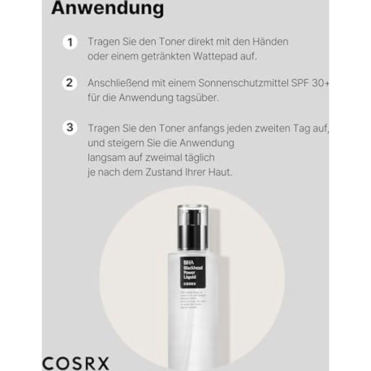 Cosrx BHA Blackhead Power Liquid 100 ml, für Damen und Herren empfohlen – Bild 6