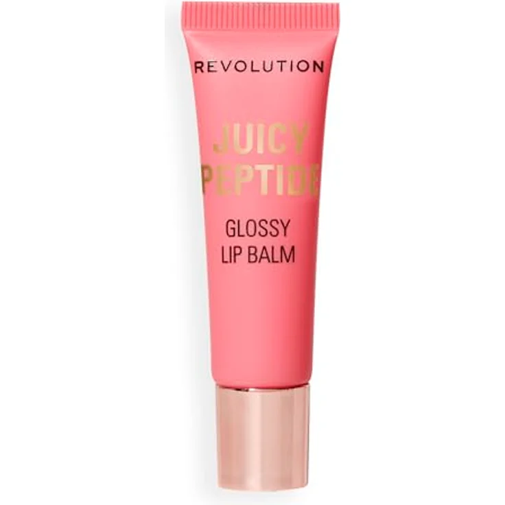 Revolution Juicy Peptide Lip Balm, Pflegender Lippenbalsam mit Peptiden, Squalan & Vitamin E, Vegan & Tierversuchsfrei, 8ml, Shimmer Mai Tai Pink – Bild 3