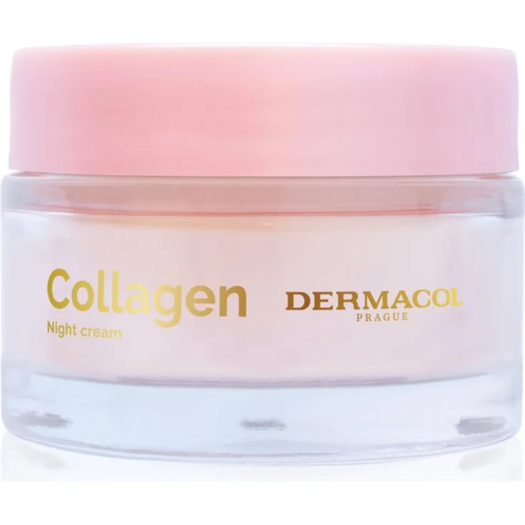 Dermacol Collagen Intensive Verjüngungscreme für die Nacht, 50 ml, gegen Falten und für mehr Elastizität