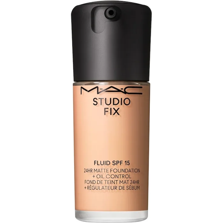 MAC Studio Fix Fluid Foundation, 30 ml, C3.5, 24h Halt, SPF 15, ölfrei, für empfindliche Haut
