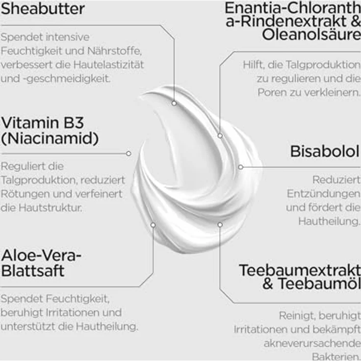 REVOX B77 Zitcare Tagescreme, 25 ml, Feuchtigkeitsspendende Gesichtscreme für unreine Haut – Bild 4