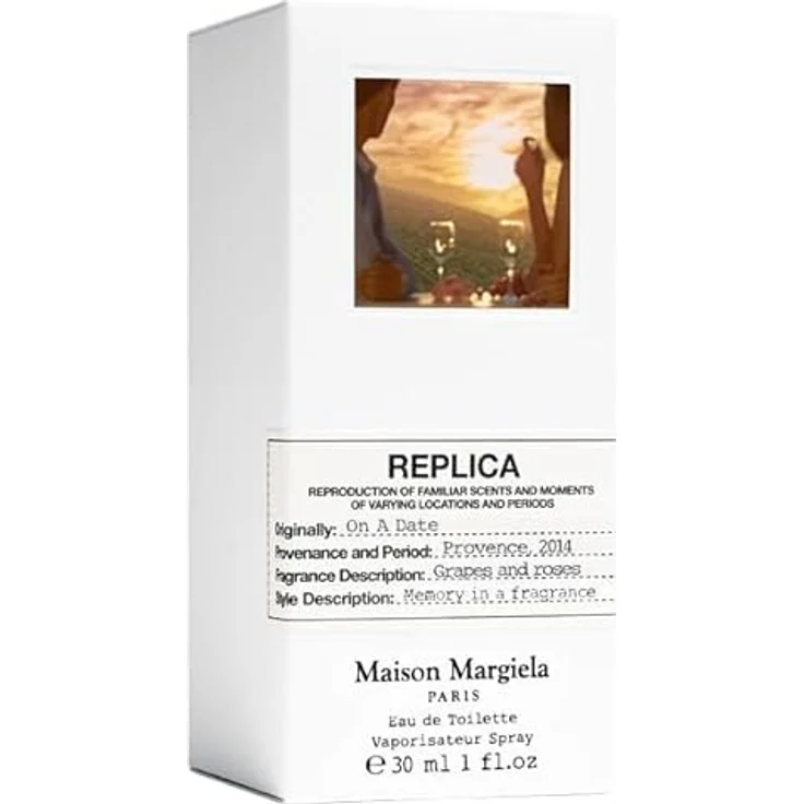 Maison Margiela Replica On A Date Eau de Toilette, 30 ml - Sinnliches Parfüm mit Noten von reifen Trauben und frischen Rosen – Bild 2