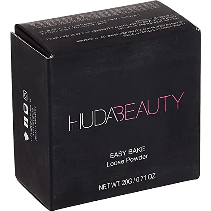 Huda Beauty Easy Bake Loose Powder, loser Puder für makelloses Finish, Farbton Cupcake, 20 g – Bild 1