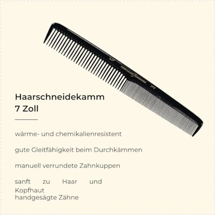 Hercules Sägemann Haarschneidekamm 7 Nr. 627 - 374 – Bild 3