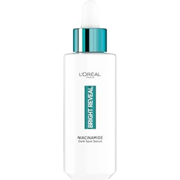 L’Oréal Paris Bright Reveal Serum gegen Pigmentflecken, 30 ml, Gesichtsserum für ein einheitliches Hautbild