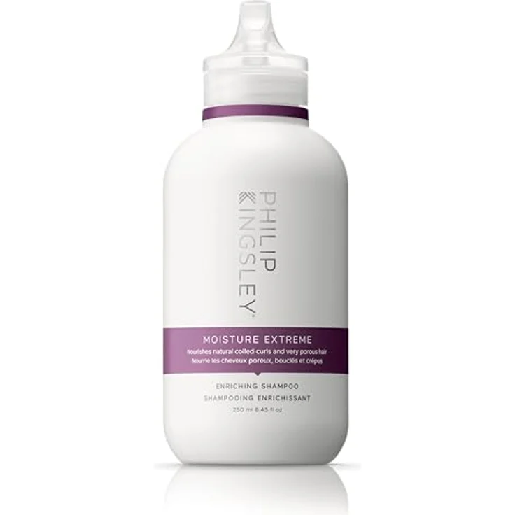 Philip Kingsley Moisture Extreme Enriching Shampoo, feuchtigkeitsspendendes Shampoo für sehr trockenes, gekräuseltes Haar, 250 ml – Bild 1