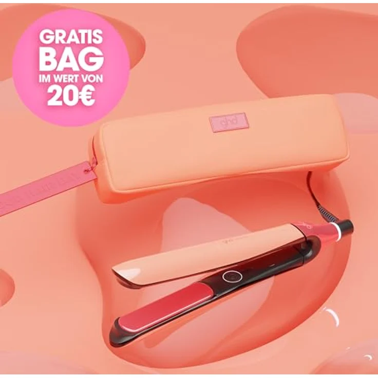 ghd Jelly Chronos Styler, Glätteisen in Sunkissed Peach mit HD Motion-Responsive™ Technologie, 2,7 m Kabel und Hitzeschutz-Etui – Bild 4