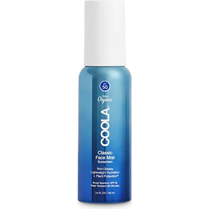 Coola Classic Face Mist Sunscreen SPF 50, Gesichtsspray Unisex mit UV-Schutz, 100 ml