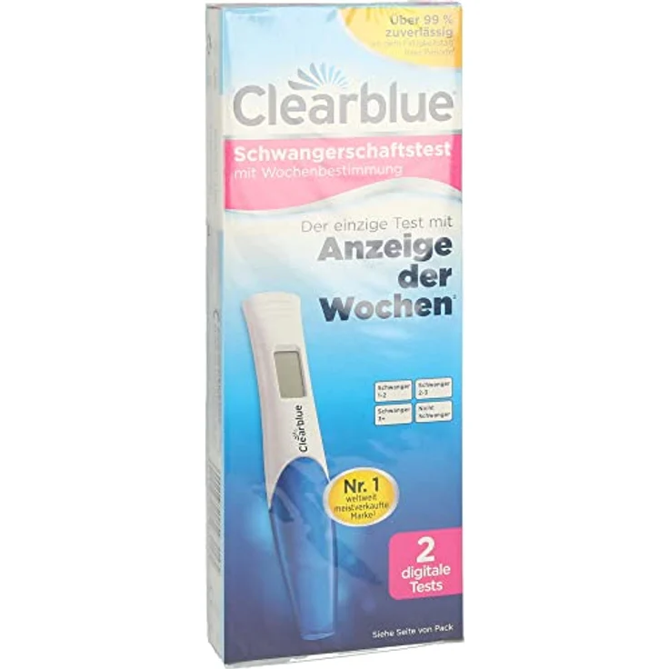 Clearblue Schwangerschaftstest m.Wochenbestimmung 2 Stück, schnell, unkompliziert und zuverlässig – Bild 4