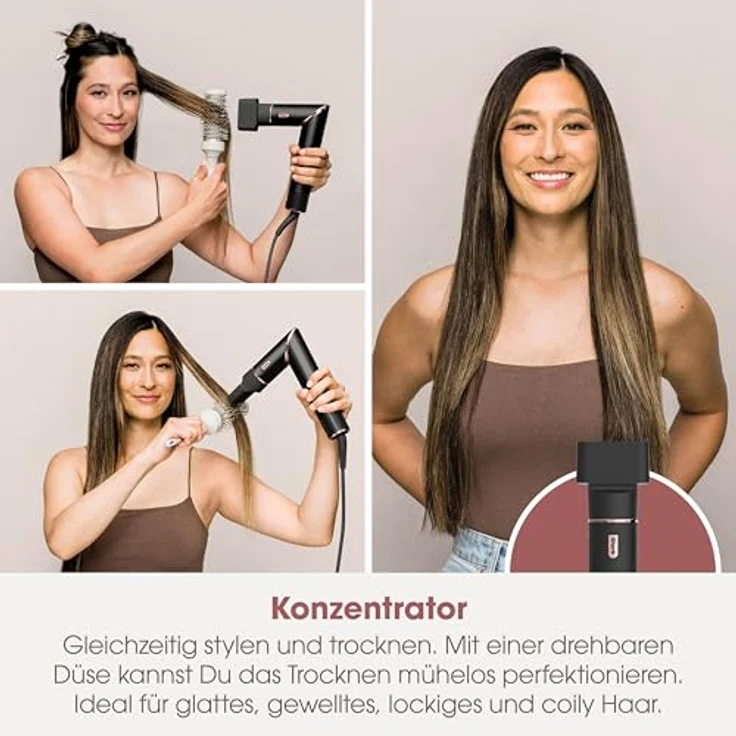 Shark Haartrockner HD446EU FlexStyle 5-in-1, Styling- und Trocknungssystem, Schwarz – Bild 11