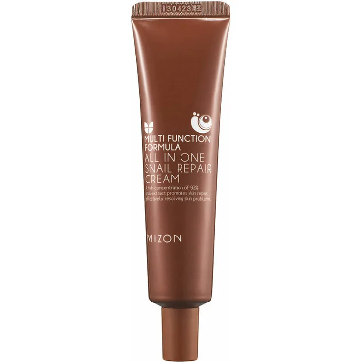 Mizon All In One Snail Repair Cream, 35ml, feuchtigkeitsspendende Gesichtscreme mit Schneckenschleim-Extrakt