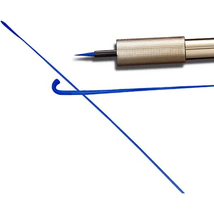 L'Oréal Paris Matte Signature Eyeliner 02 Blue, blauer Eyeliner mit Präzisionspinsel für einen präzisen Lidstrich, wisch- und wasserfest, 3 ml – Bild 3