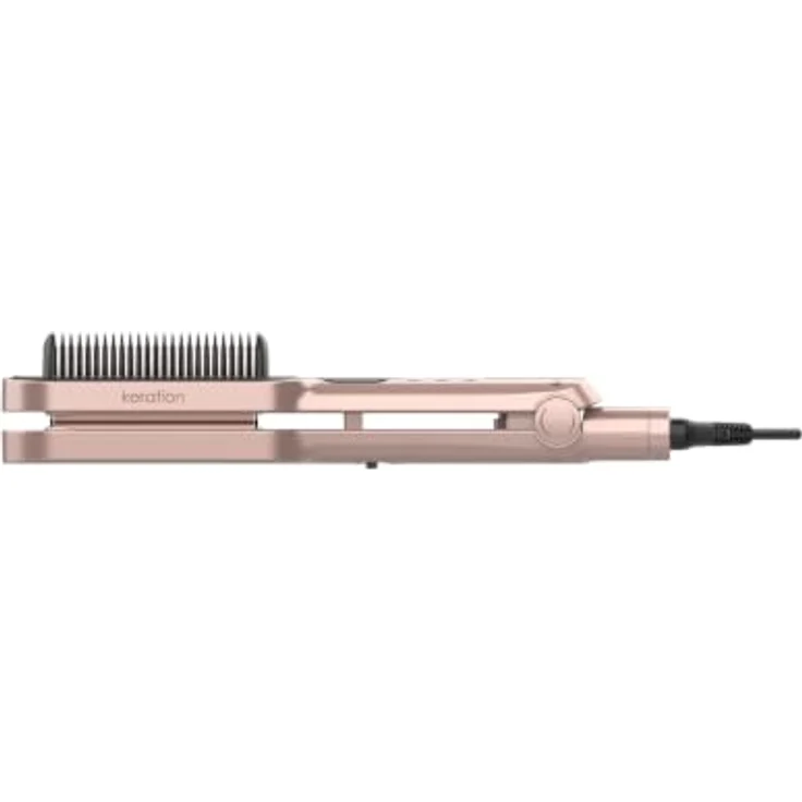 GAMA GI1901 Waver und Brush Lockenstab mit Keramik-Keratin-Technologie, benutzerfreundlicher Tastensteuerung, leichtem Design von 260 g – Bild 3