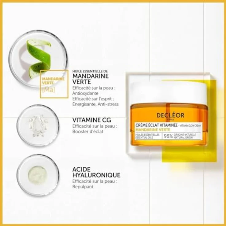 Decléor Green Mandarin Vitamin Glow Cream 50 ml – Bild 4