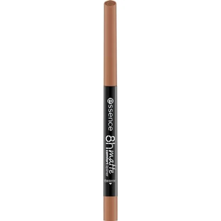 Essence 8H Matte Comfort Lipliner, hochpigmentiert und vegan, wasserfestes Matt-Finish, 0,3 g, Farbe Beige – Bild 2