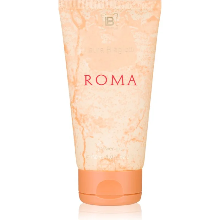 Laura Biagiotti Roma for her Duschgel, 150 ml, parfümiert, für Damen, reinigende und vitalisierende Eigenschaften