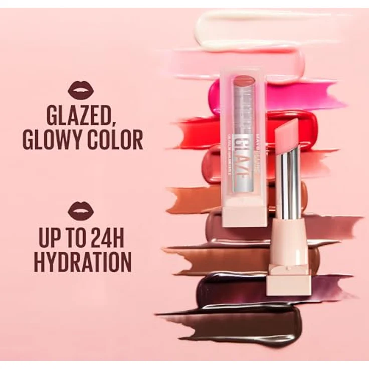 MAYBELLINE NEW YORK Lifter Glaze, Tönender Lippenbalsam mit intensivem Glanz, 003 Rose Bite, 2.8 g – Bild 3