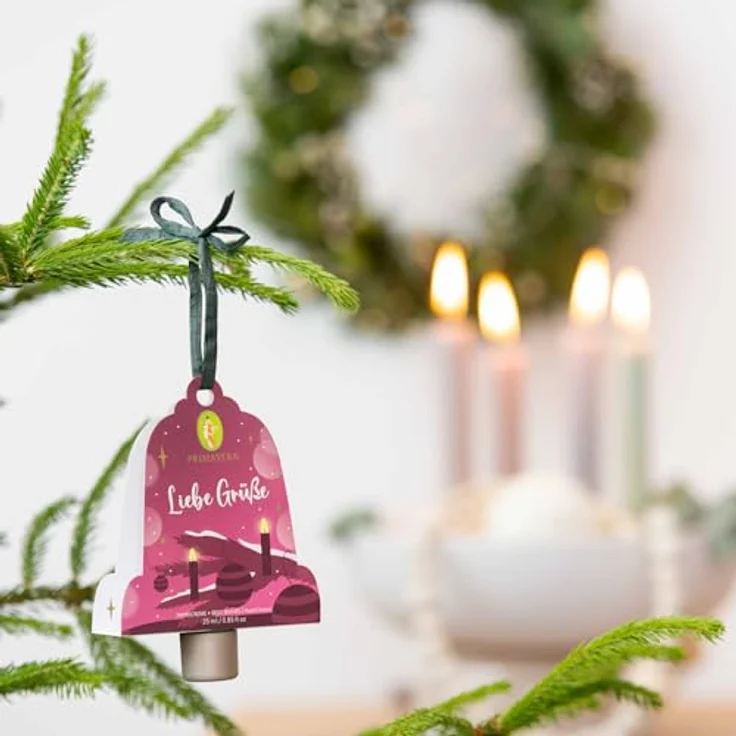 PRIMAVERA Geschenkanhänger Liebe Grüße - Mini Alles Liebe Handcreme mit bio Rose und bio Mandarine, vegan – Bild 4