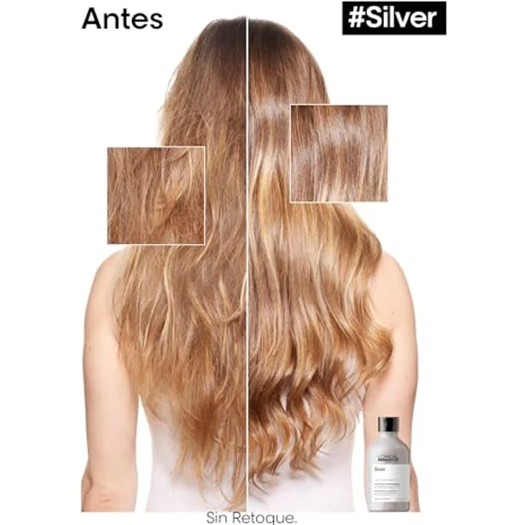 L´Oréal Professionnel Série Expert Silver Shampoo Pflegeshampoo für graues Haar 300 ml – Bild 4
