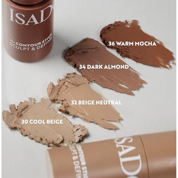 IsaDora Contour Stick Sculpt & Define, veganer Konturenstick in 32 Beige Neutral, 5,5 g mit cremiger Textur und Langzeiteffekt – Bild 3