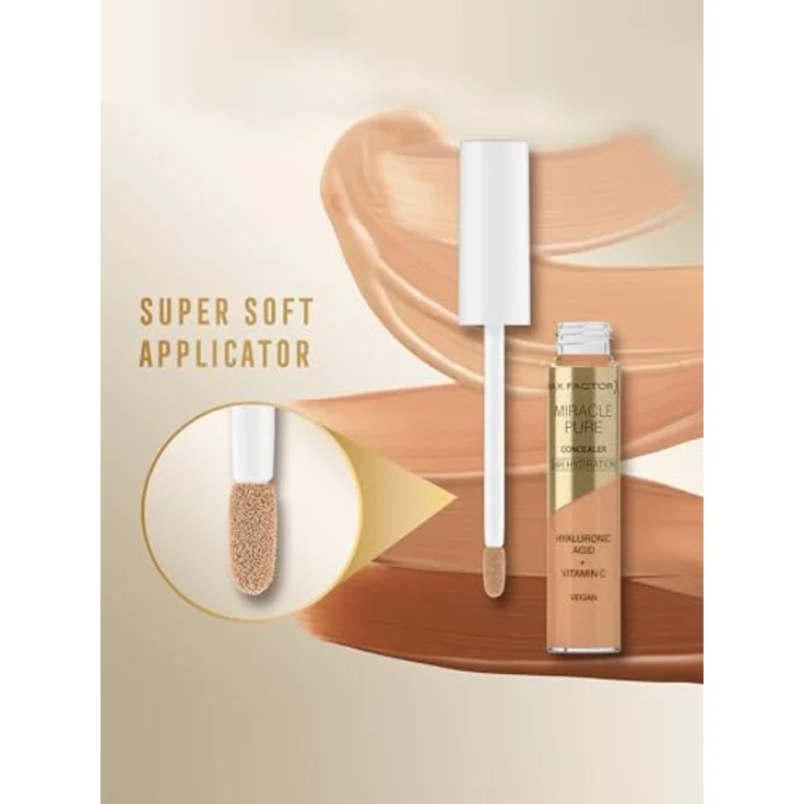 Max Factor Miracle Pure Skin, Flüssig-Korrektor mit feuchtigkeitsspendender Wirkung, Farbton 50, 7,8 ml – Bild 6