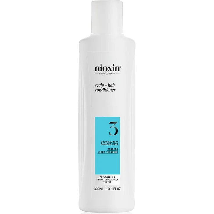 Nioxin Sistema 3, Haarspülung für gefärbtes und leicht geschädigtes Haar, 300 ml, nährt und schützt die Haarfasern