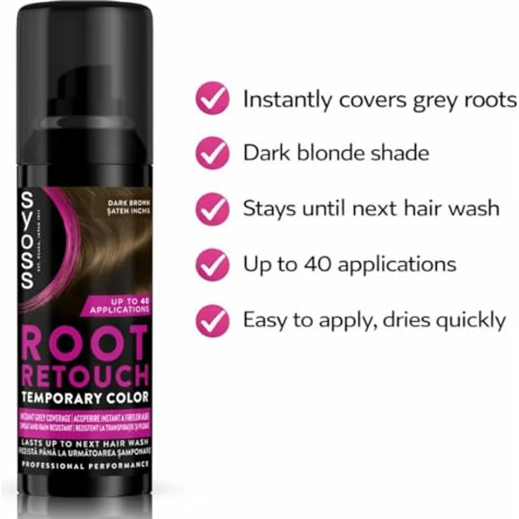 Syoss Ansatz Retoucher Kaschierspray Dunkelbraun 120 ml – Bild 7
