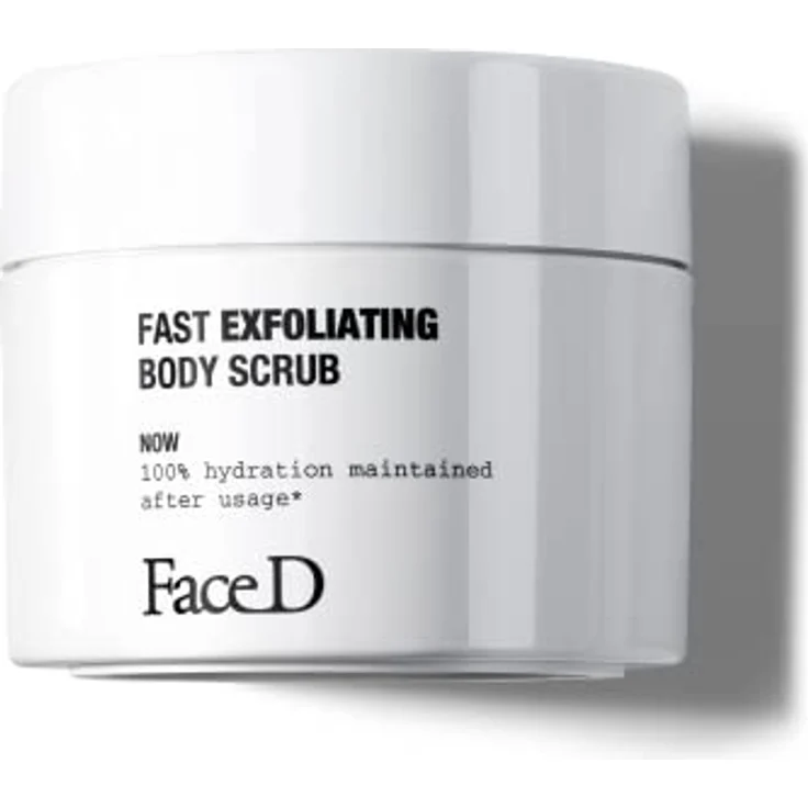 Face D Fast Exfoliating Body Scrub Körperpeeling mit Meersalzen, 250 gr - Natürliche Öle, Vitamin E & C, für alle Hauttypen geeignet – Bild 1