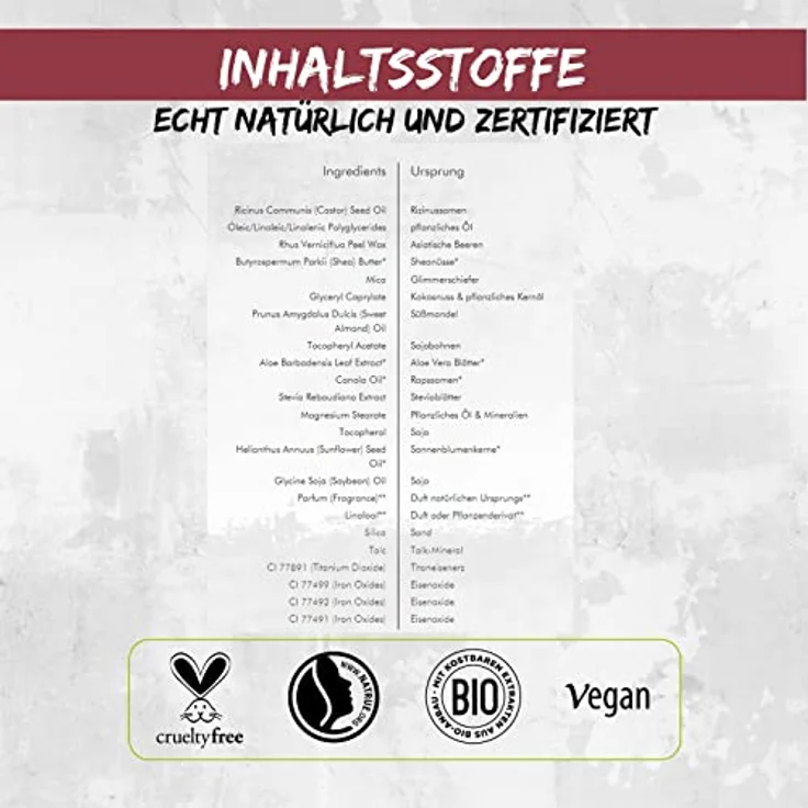 Sante Naturkosmetik Natürlicher Lipgloss mit glänzendem Finish, Mit Sheabutter für gepflegte Lippen, Intense Color Gloss, Nr. 03 Stubborn Plum, 1 x 5,3 ml – Bild 3