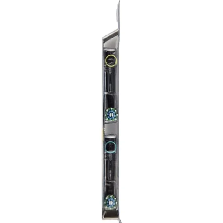 Oral-B Cross Action elektrische Zahnbürstenköpfe, 4 schwarze Ersatzbürsten mit abgewinkelten Borsten für gründliche Reinigung – Bild 4