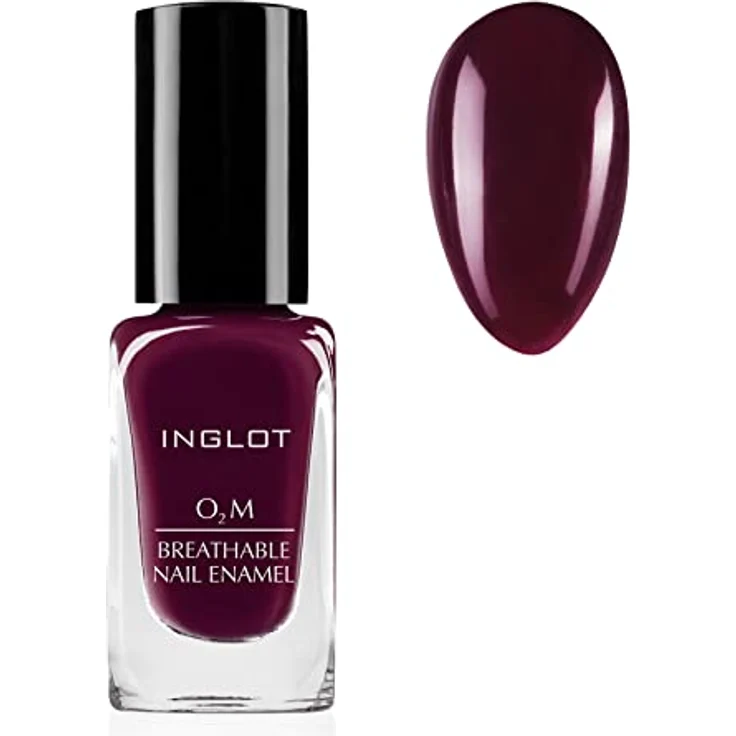 Inglot O2M Atmungsaktiver Nagellack, Luft-und Wasserdurchlässig, Hält den Nagel Langanhaltend in Optimalem Zustand, Perfekte Maniküre für Jeden Anlass, 11 ml : 412, Inglot Nagellack in klassischem Rot – Bild 1