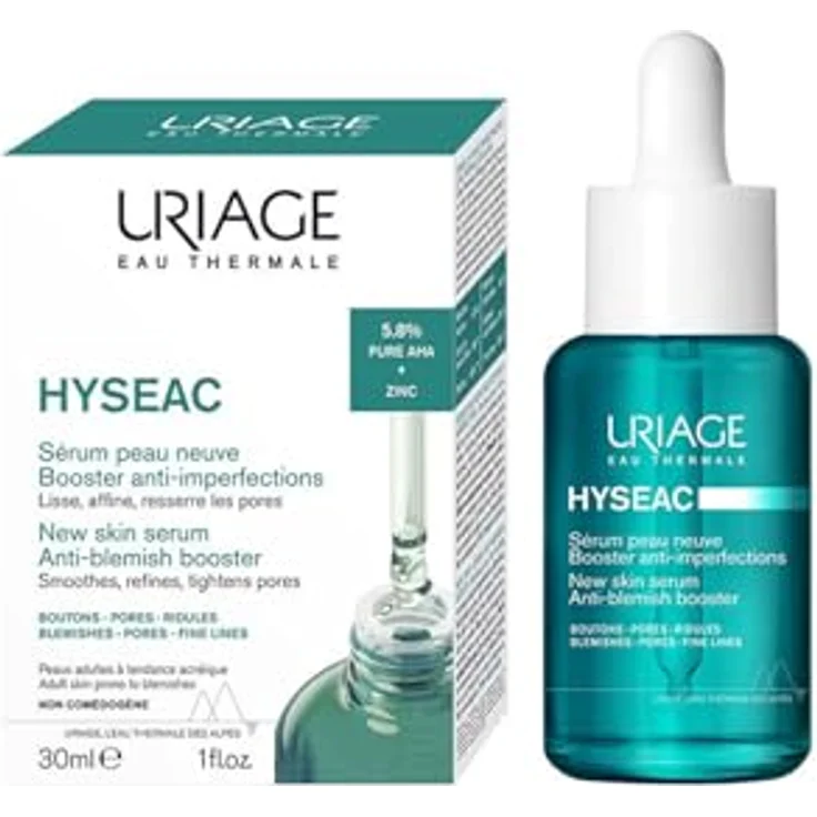 Uriage Hyséac hauterneuerndes Booster Serum, Gesichtsserum gegen Unreinheiten, 30 ml – Bild 3
