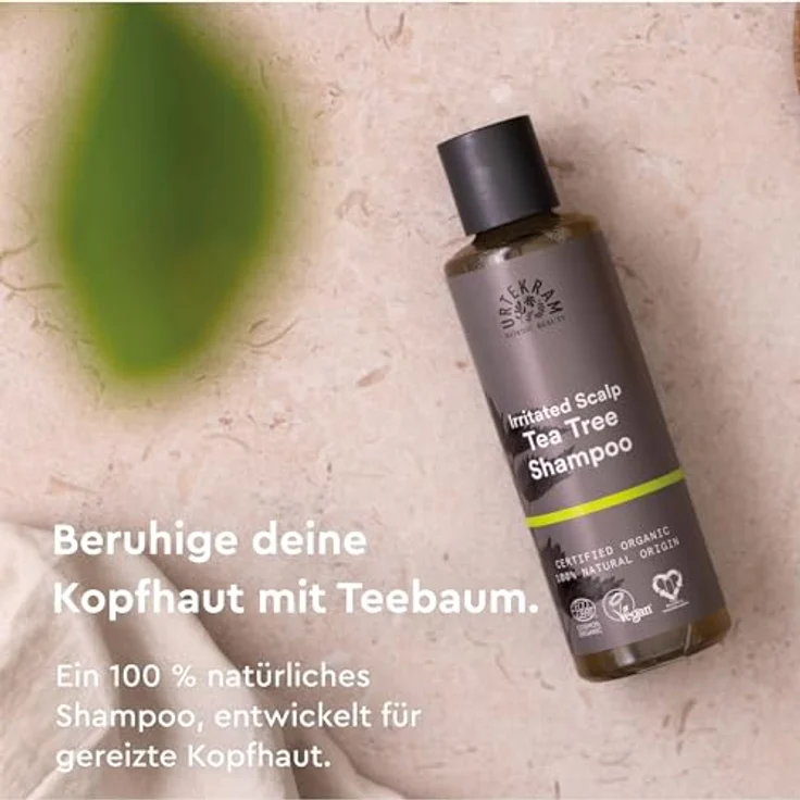 Urtekram Teebaum Shampoo Bio, gereizte Kopfhaut, 250 ml – Bild 3