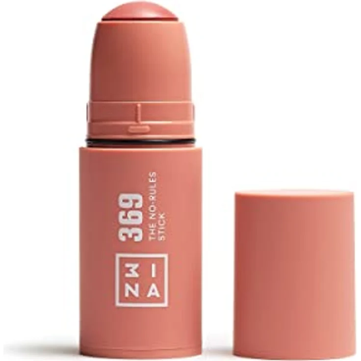 3INA The No-Rules Stick Highlighter 312, multifunktionaler Make-up-Stick für Augen, Lippen und Wangen, 5 g, Farbe Brown Pink – Bild 1