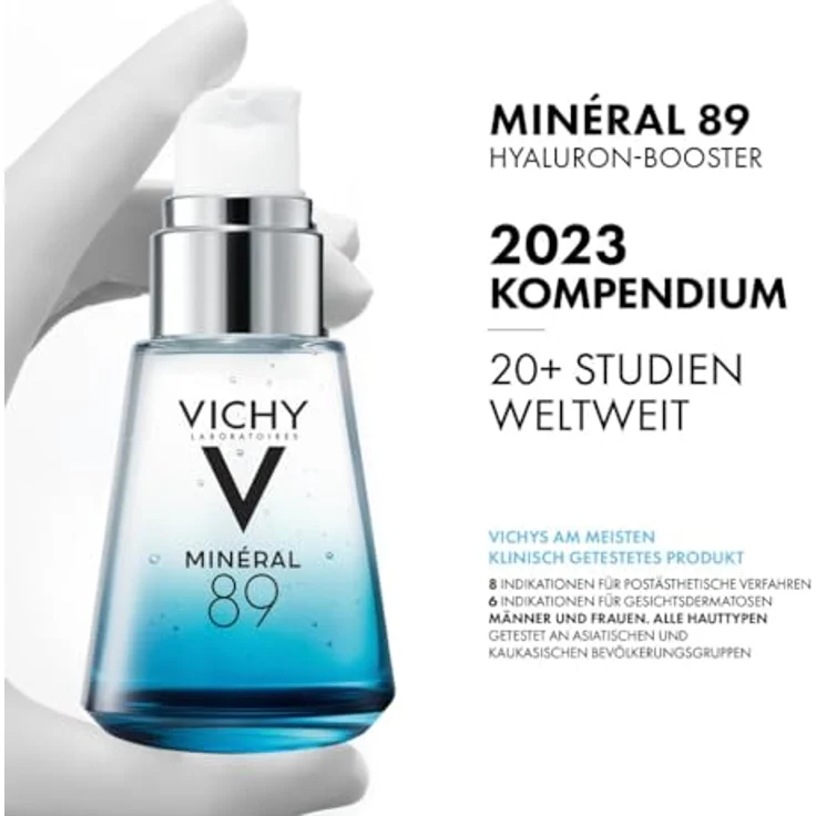 Vichy feuchtigkeitsspendendes Serum Mineral 89 mit Hyaluronsäure 30 ml, mit pflegender Wirkung – Bild 5