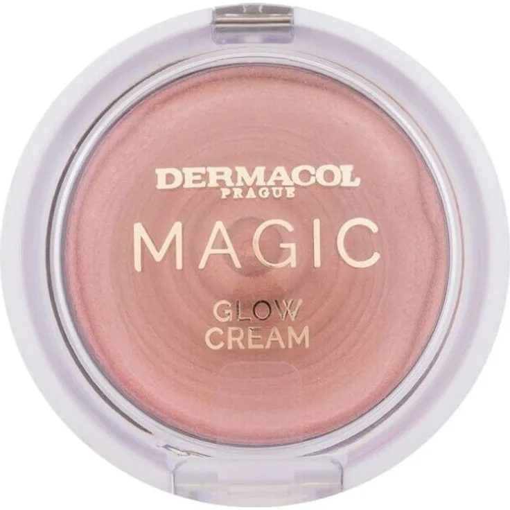 Dermacol Magic Glow Cream Highlighter, 3 ml, feuchtigkeitsspendend mit Glitzereffekt für strahlenden Teint