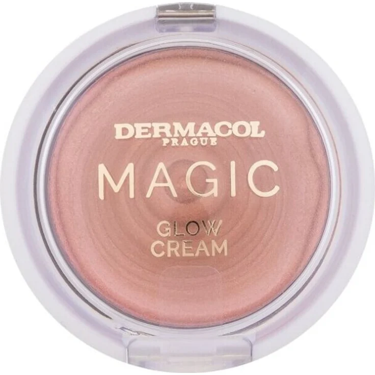 Dermacol Magic Glow Cream Highlighter, 3 ml, feuchtigkeitsspendend mit Glitzereffekt für strahlenden Teint